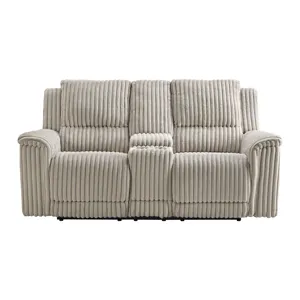 Jaguar Motion Loveseat with Console in Masis Cream