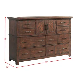 Jax Dresser in Cherry