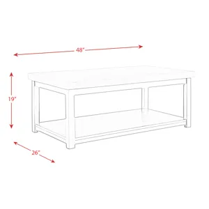 Kansas 4274 Coffee Table ISTA3 packaging