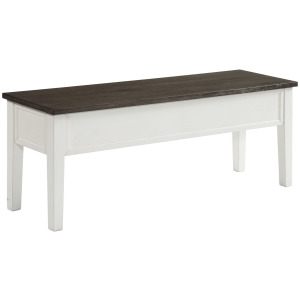 Kayla Two Tone Storage Bench