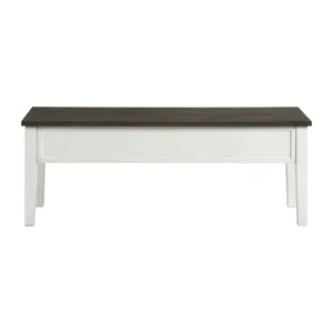 Kayla Two Tone Storage Bench