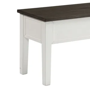 Kayla Two Tone Storage Bench