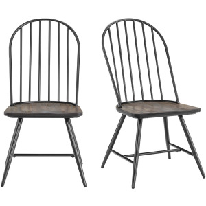 Keenan Dining Side Chair in Black