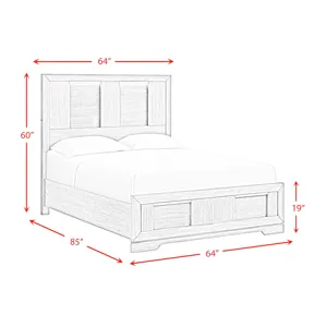 Kelis Queen Storage Bed with LED in Grey