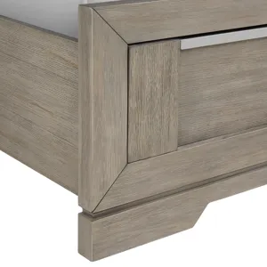 Kelis Queen Storage Bed with LED in Grey