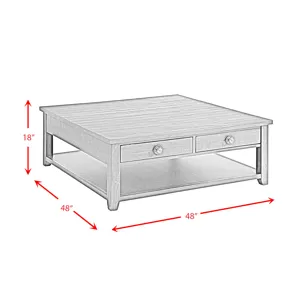 Kendyl Occasional Square Coffee Table