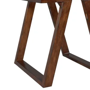 Kieran Rectangular End Table in Dark Espresso