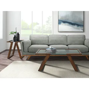 Kieran Rectangular End Table in Dark Espresso