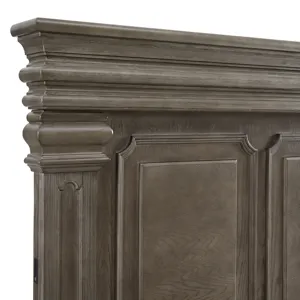 Kings Court Queen Storage Bed in Grey