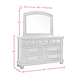 KINGSTON DRESSER & MIRROR