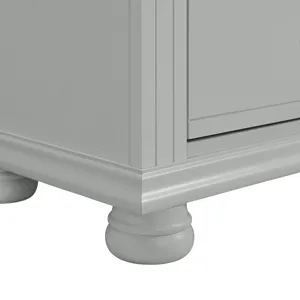 Kona 5-Drawer Chest in Grey
