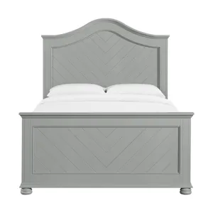 Kona Full Panel Bed in Grey