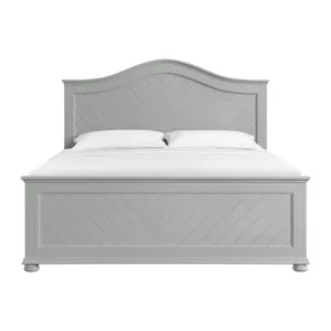 Kona King Panel Bed in Grey