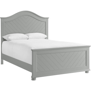 Kona Queen Panel Bed in Grey