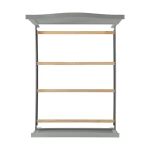 Kona Full Panel Bed in Grey