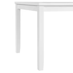 Kona Square Counter Table in White