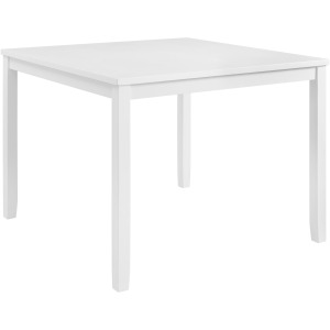 Kona Square Counter Table in White