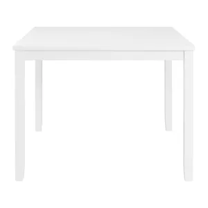 Kona Square Counter Table in White