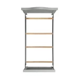 Kona Twin Panel Bed in Grey