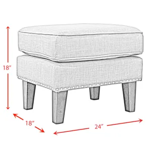 Kori Ottoman In Heirloom Berry (ISTA 3)