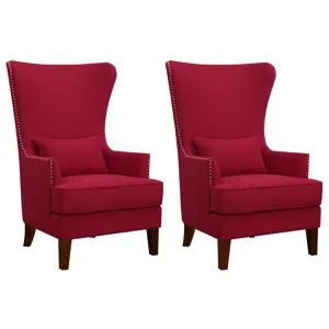 Kori 724 Chair W/Chrome Nails Heirloom Berry