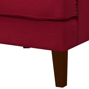 Kori 724 Chair W/Chrome Nails Heirloom Berry