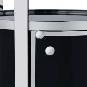 Lalia Wine Rack (FA) with LED in Black