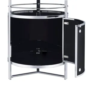 Lalia Wine Rack (FA) with LED in Black