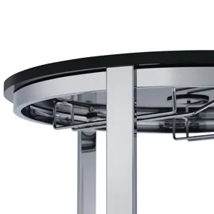 Lalia Wine Rack (FA) with LED in Black