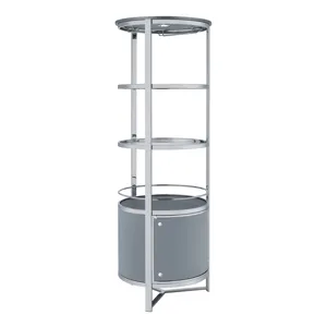 Lalia Wine Rack (FA) with LED in Grey