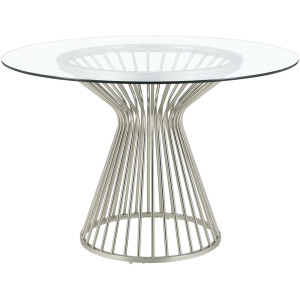 Lavinia Chrome Dining Table