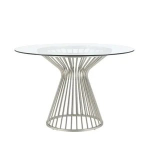 Lavinia Chrome Dining Table