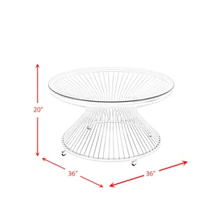 Lavinia Gold Coffee Table \"10MM\"