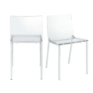 Lavinia Dining Chair Chrome