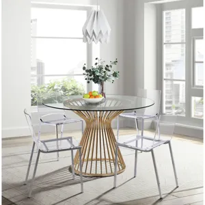 Lavinia Gold Dining Table