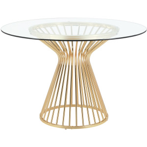 Lavinia Gold Dining Table