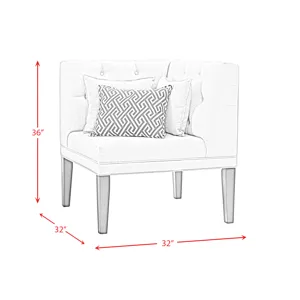 Maddox Dining Sofa Corner w/Three Pillows