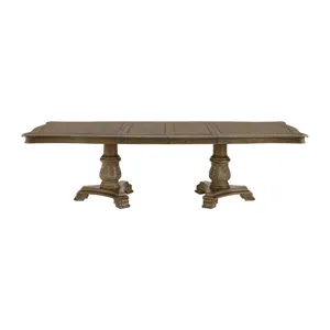 Madison Park Rectangular Dining Table with 2 18\" Leaves in Walnut