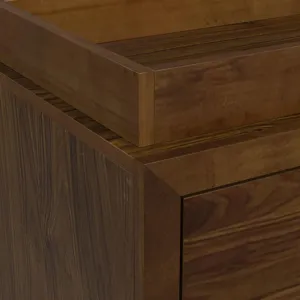 Malia Dresser and Topper in Walnut