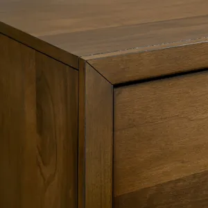 Malibu 5-Drawer Chest in Walnut