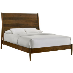 Malibu Queen Panel Bed in Walnut