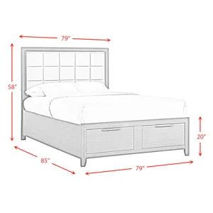 Malika King Storage Bed