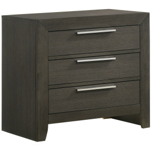 Malika Nightstand w/USB Grey