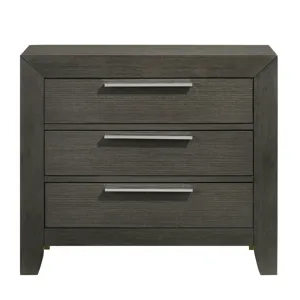 Malika Nightstand w/USB Grey