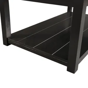 Marcello w/ White Top - Rectangular Coffee Table W/Casters