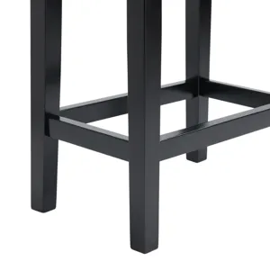 Marco Bar Table Set Single Pack in White Top (Table + 3 Stool in Blue Velvet)