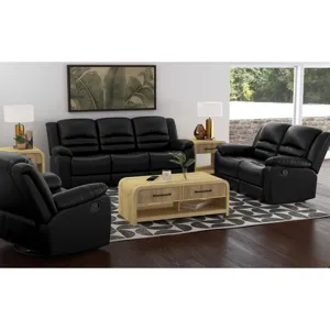 Marisol Motion Loveseat in Aviarah Black