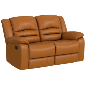 Marisol Motion Loveseat in Aviarah Tangerine