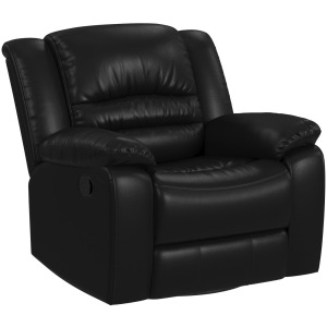 Marisol Motion Recliner with Glider Swivel in Aviarah Black