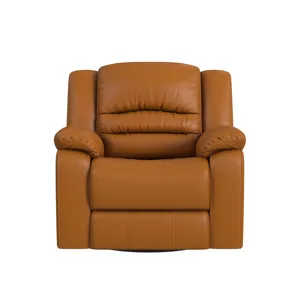 Marisol Motion Recliner with Glider Swivel in Aviarah Tangerine